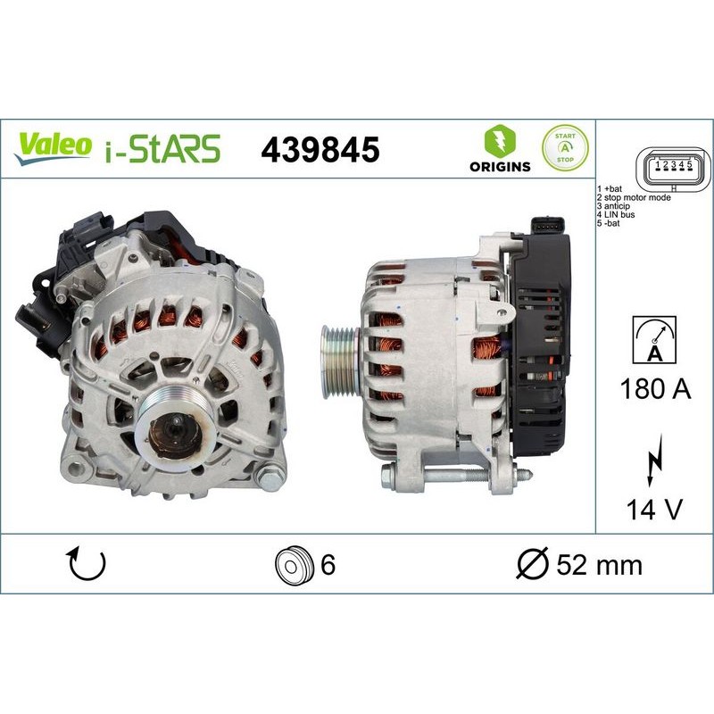 VALEO 439845 Alternador arrancador