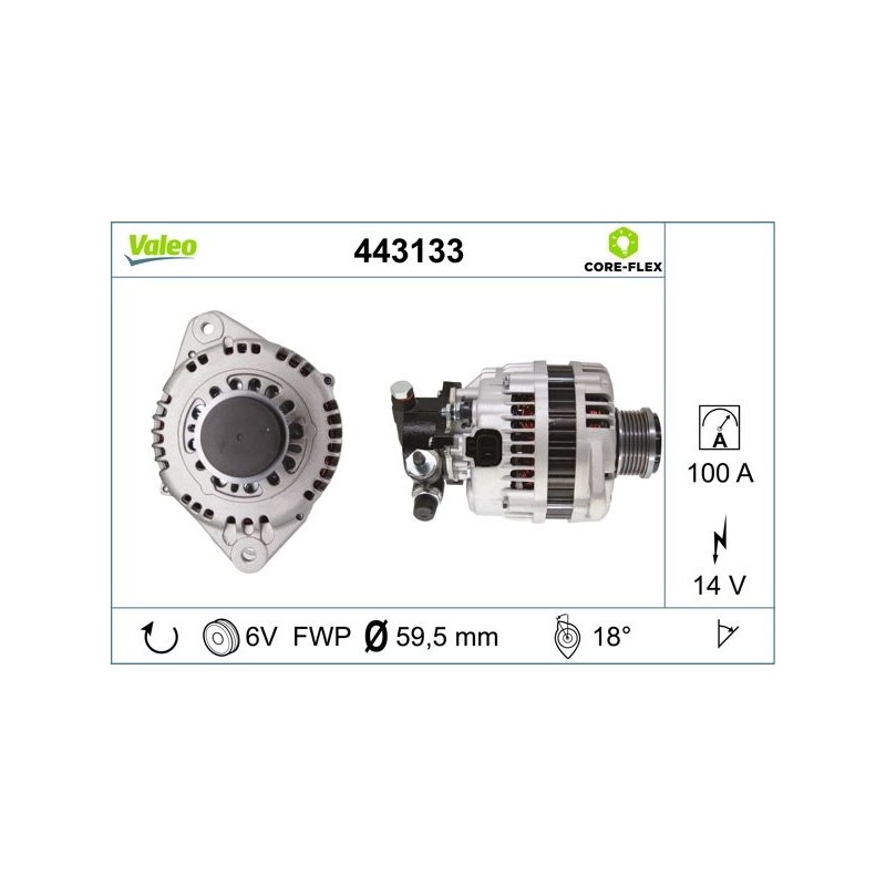 VALEO 443133 Alternador