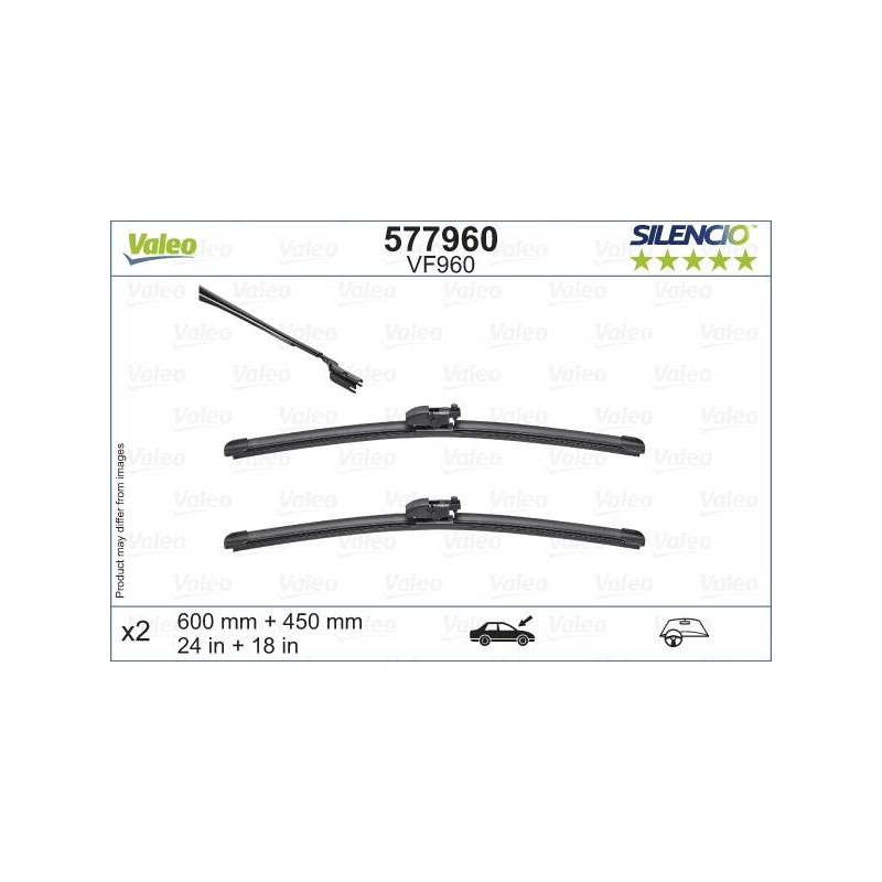 VALEO 577960 Limpiaparabrisas delante