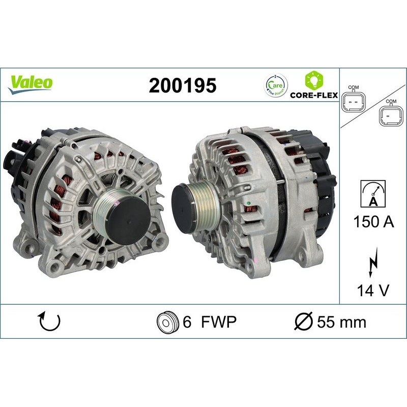VALEO 200195 Alternador