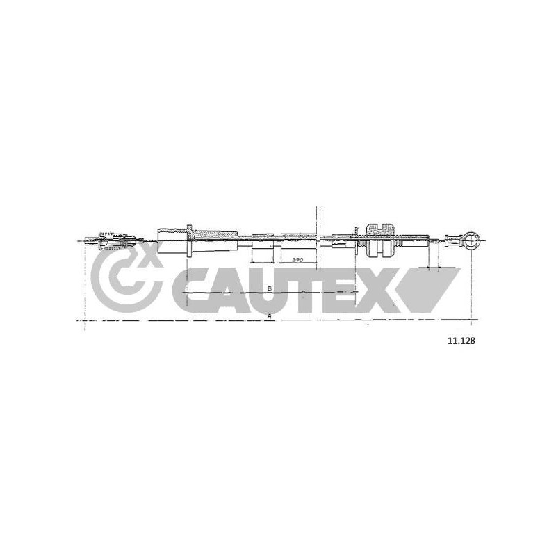 CAUTEX 485675 Cable del acelerador