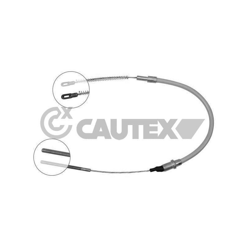 CAUTEX 487860 Cable de accionamiento, freno de estacionamiento