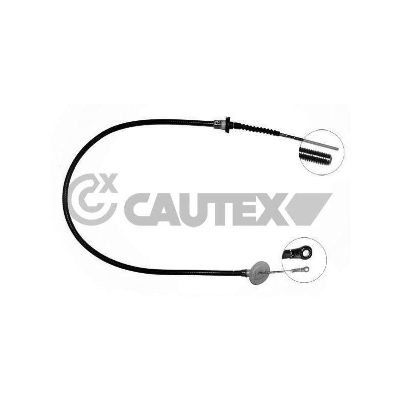 CAUTEX 901451 Cable de accionamiento, accionamiento del embrague
