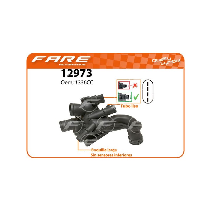 FARE SA 12973 Brida de refrigerante