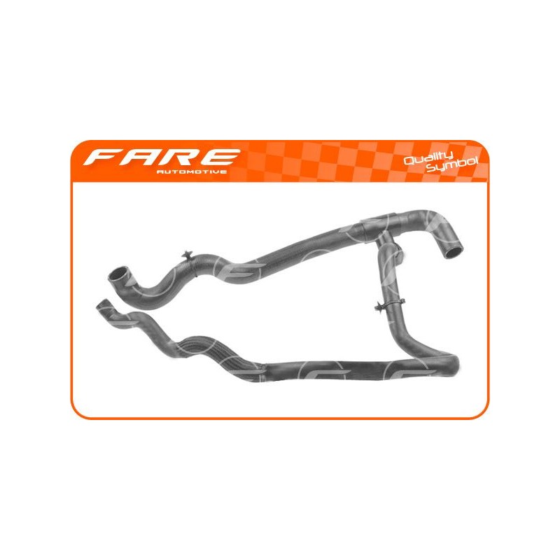 FARE SA 15233 Tubería de radiador debajo