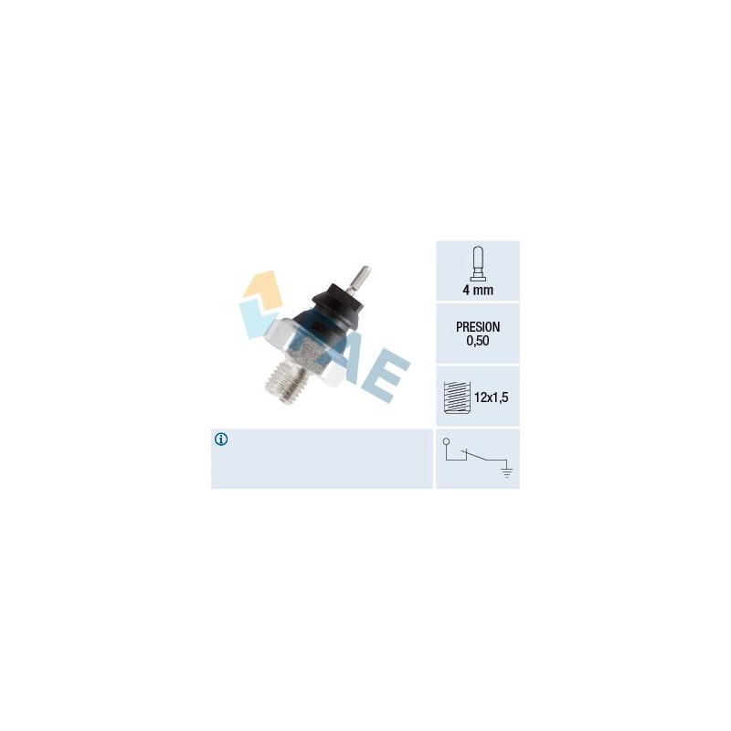 FAE 12280 Interruptor de control de la presión de aceite