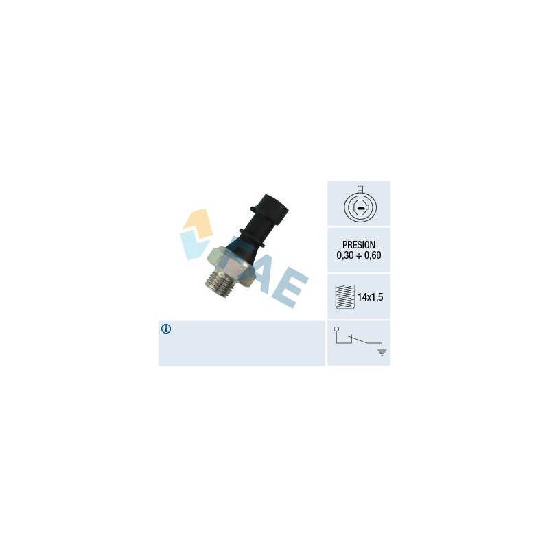 FAE 12430 Interruptor de control de la presión de aceite