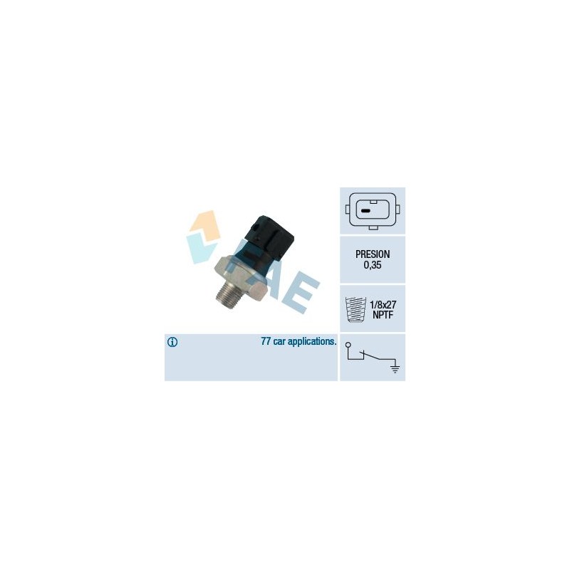 FAE 12470 Interruptor de control de la presión de aceite