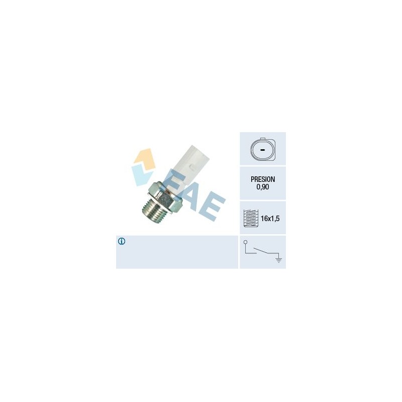 FAE 12860 Interruptor de control de la presión de aceite