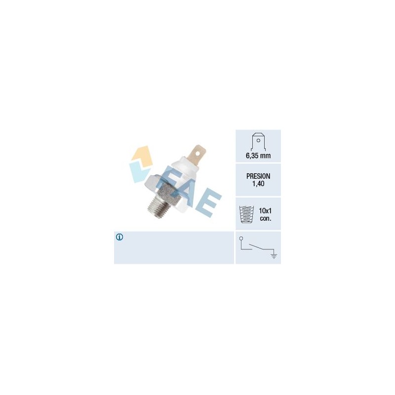 FAE 12920 Interruptor de control de la presión de aceite