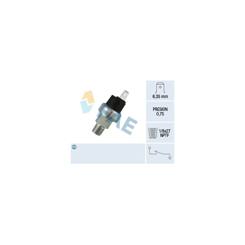 FAE 13350 Interruptor de control de la presión de aceite