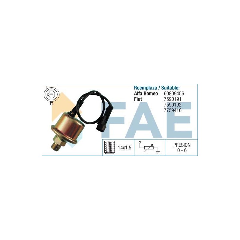 FAE 14020 Sensor, presión de aceite
