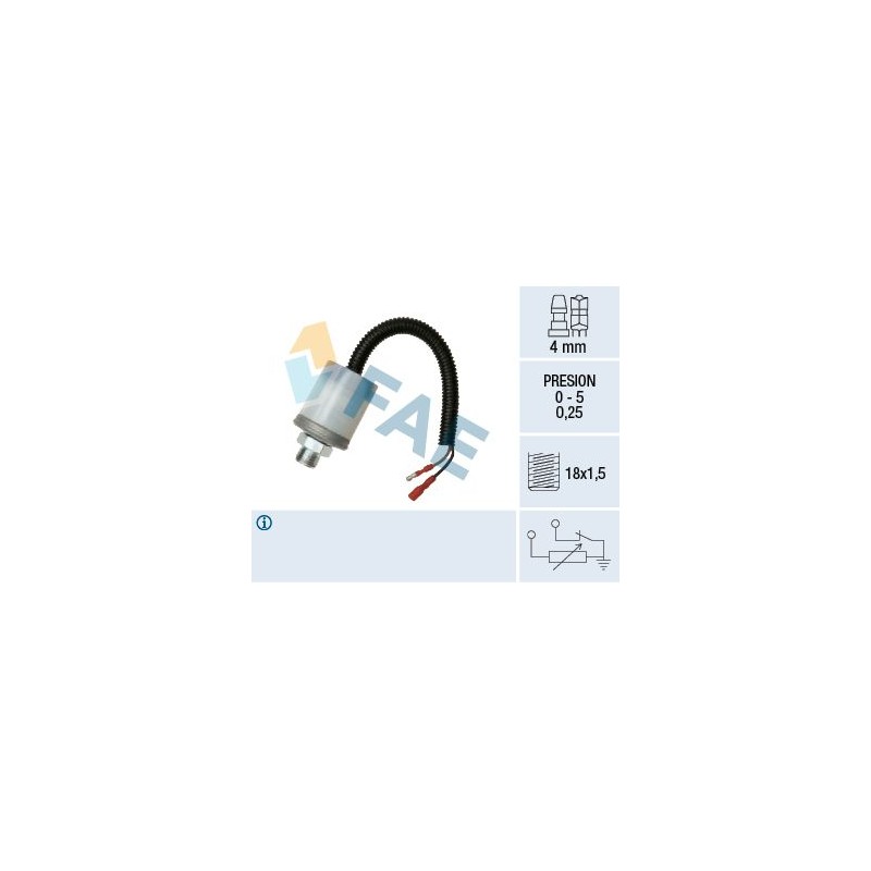 FAE 14090 Sensor, presión de aceite