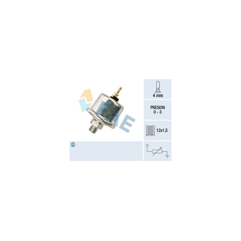 FAE 14730 Sensor, presión de aceite