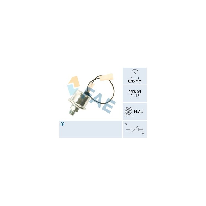 FAE 14790 Sensor, presión de aceite