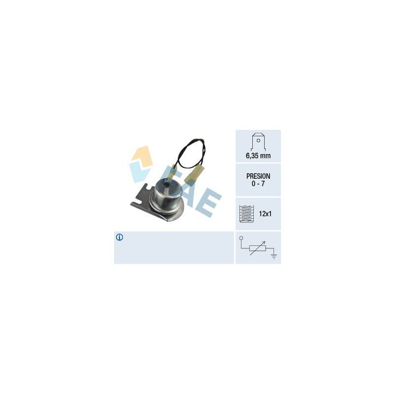 FAE 14800 Sensor, presión de aceite