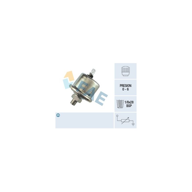 FAE 14810 Sensor, presión de aceite