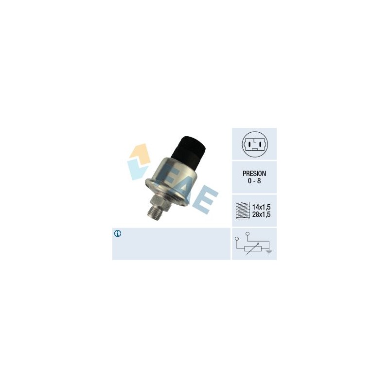 FAE 14850 Sensor, presión de aceite