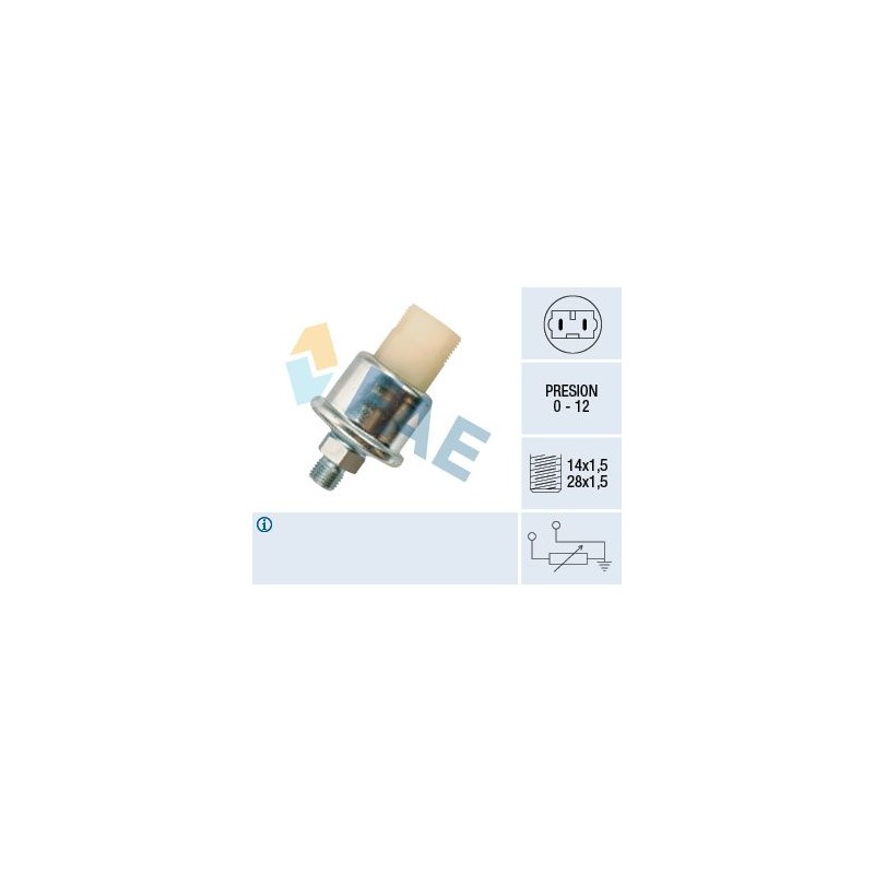 FAE 14860 Sensor, presión de aceite