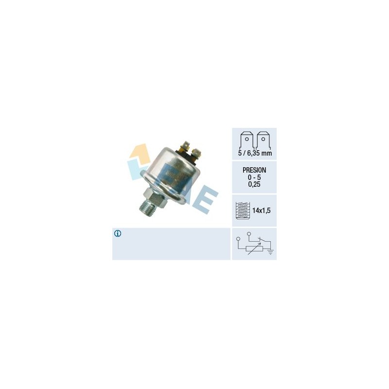 FAE 14870 Sensor, presión de aceite