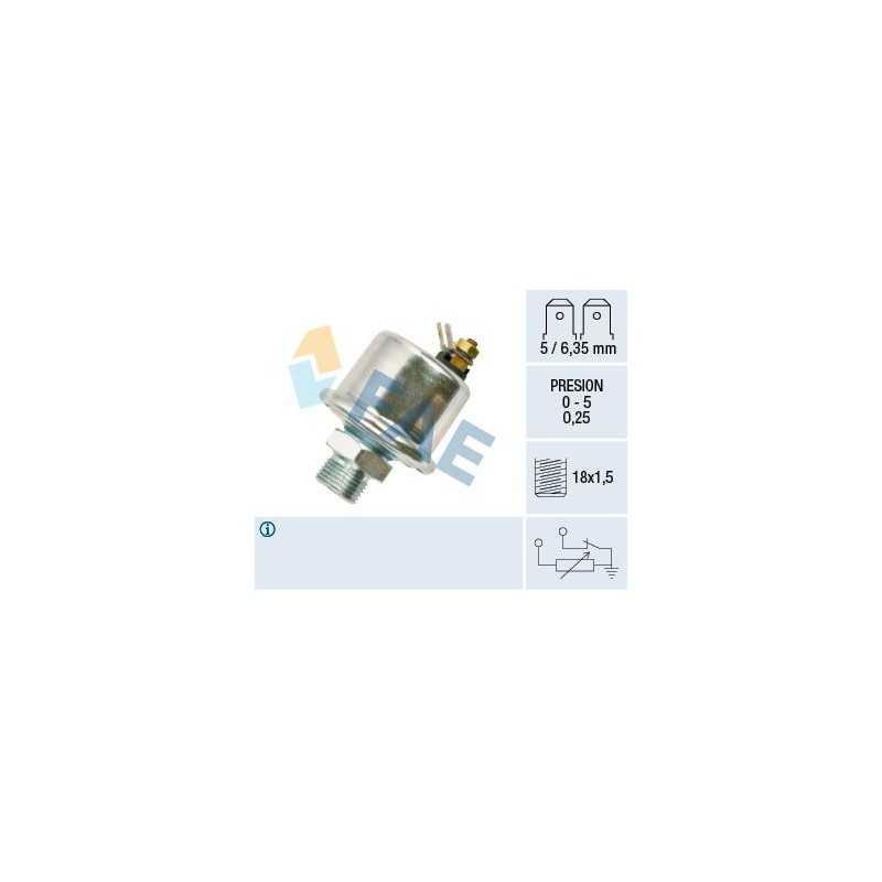 FAE 14990 Sensor, presión de aceite