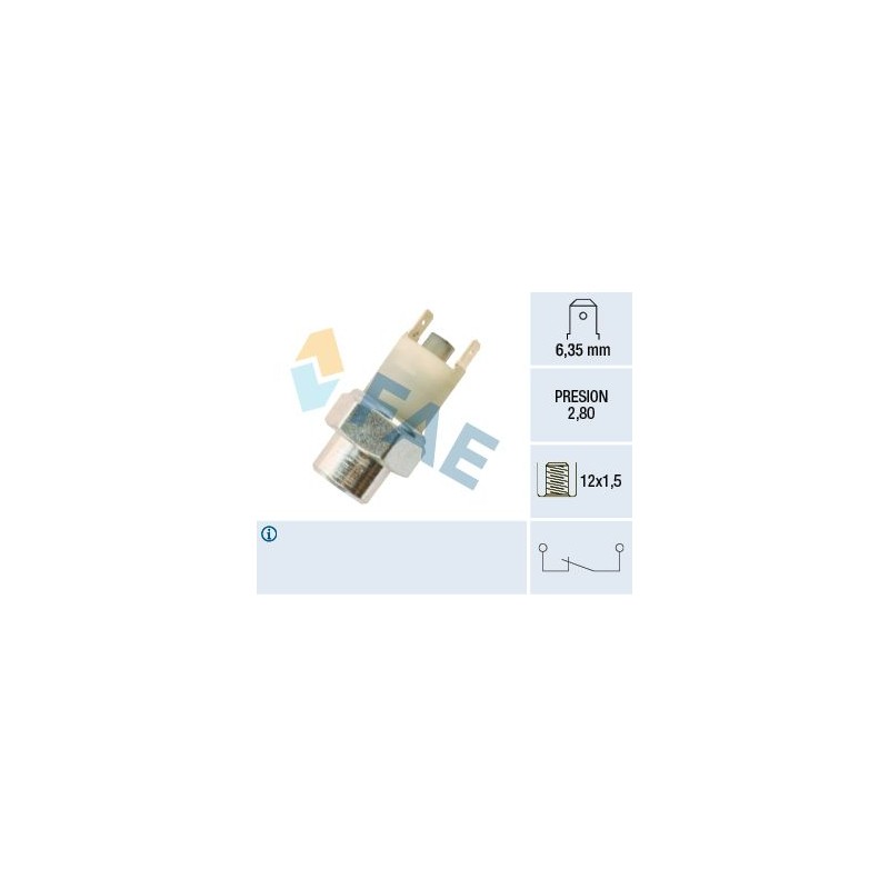 FAE 18060 Interruptor de control de la presión de aceite