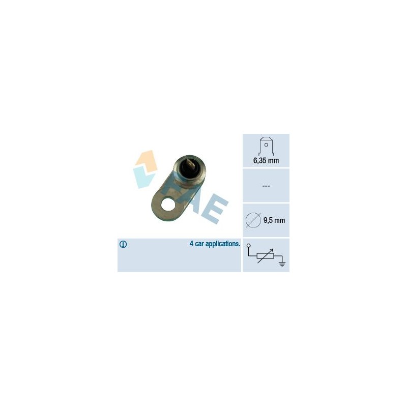 FAE 31220 Sensor, temperatura del refrigerante
