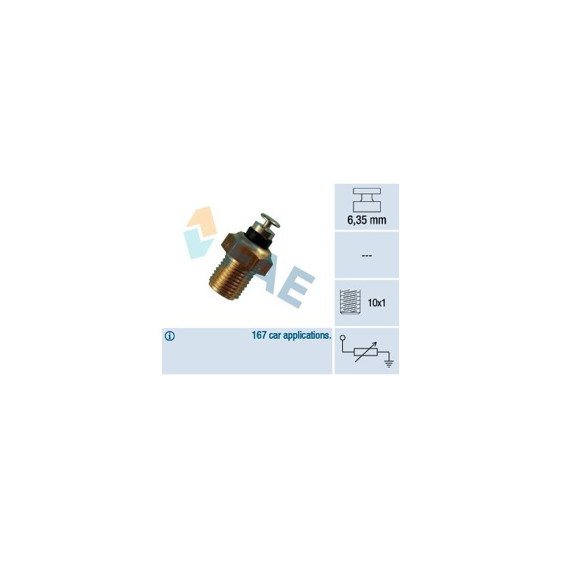 FAE 32110 Sensor, temperatura del refrigerante