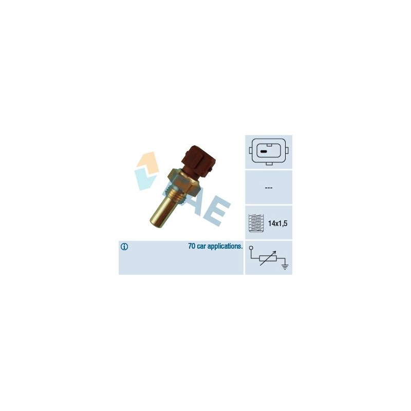 FAE 32270 Sensor, temperatura del refrigerante