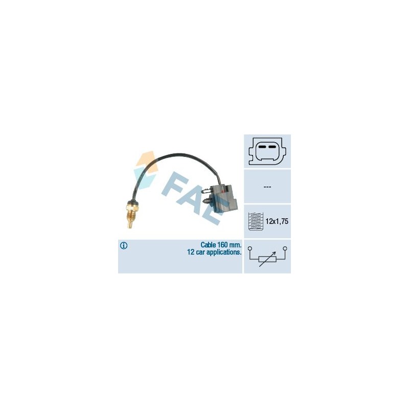 FAE 32426 Sensor, temperatura del refrigerante