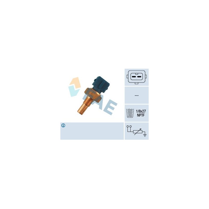 FAE 32520 Sensor, temperatura del refrigerante