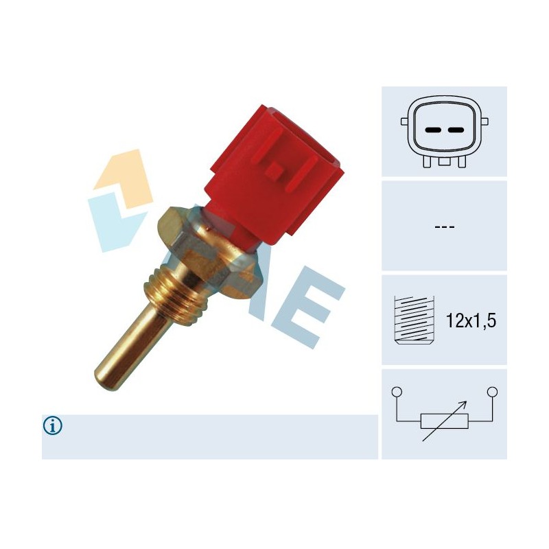 FAE 33110 Sensor, temperatura del refrigerante