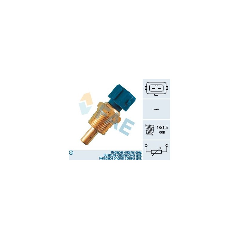 FAE 33150 Sensor, temperatura del refrigerante