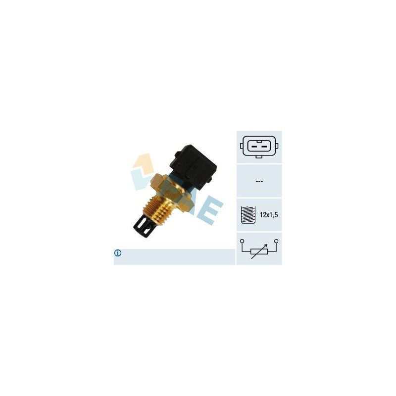FAE 33160 Sensor, temperatura del aire de admisión