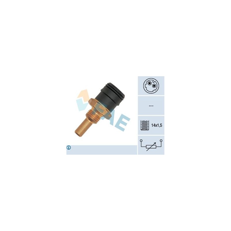 FAE 33280 Sensor, temperatura del refrigerante