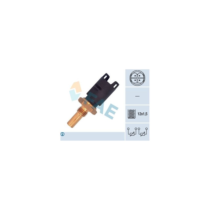FAE 33295 Sensor, temperatura del refrigerante