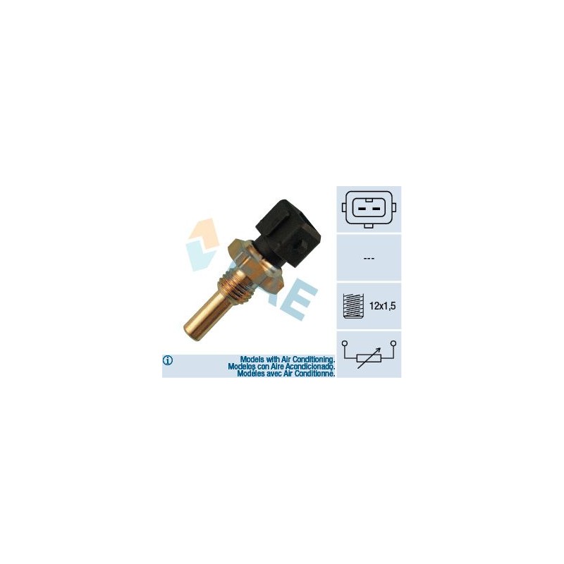 FAE 33300 Sensor, temperatura del refrigerante