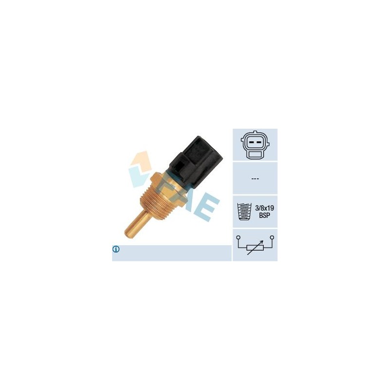 FAE 33310 Sensor, temperatura del refrigerante