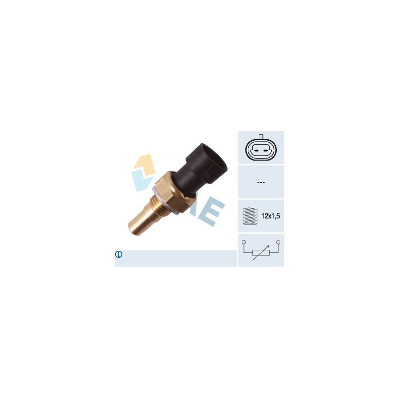 FAE 33330 Sensor, temperatura del refrigerante
