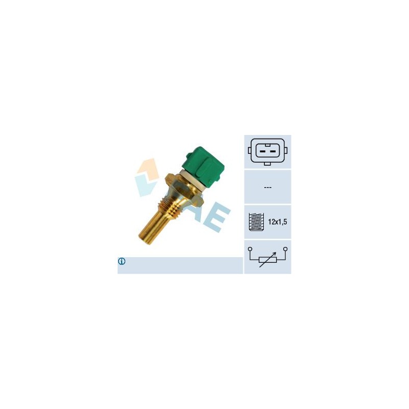 FAE 33400 Sensor, temperatura del refrigerante