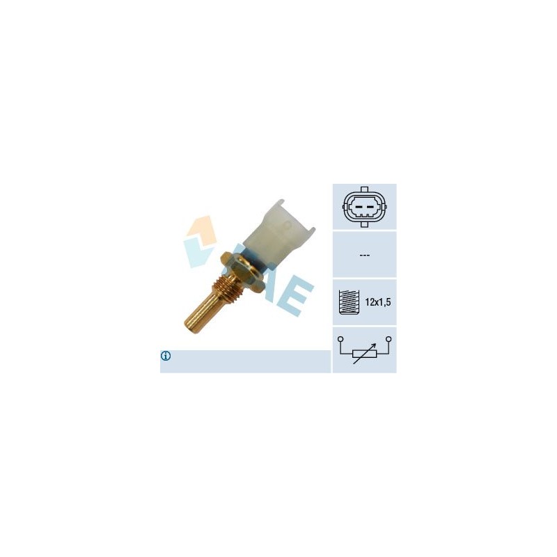 FAE 33480 Sensor, temperatura del aceite