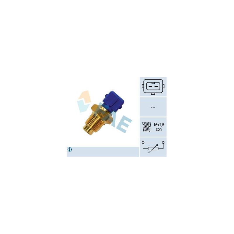 FAE 33500 Sensor, temperatura del refrigerante
