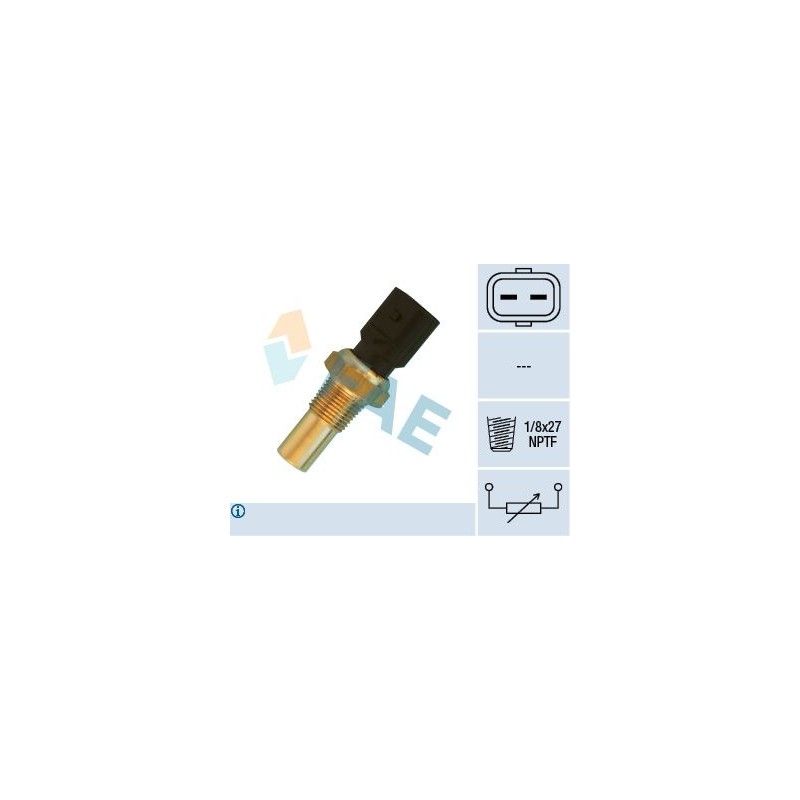 FAE 33540 Sensor, temperatura del refrigerante
