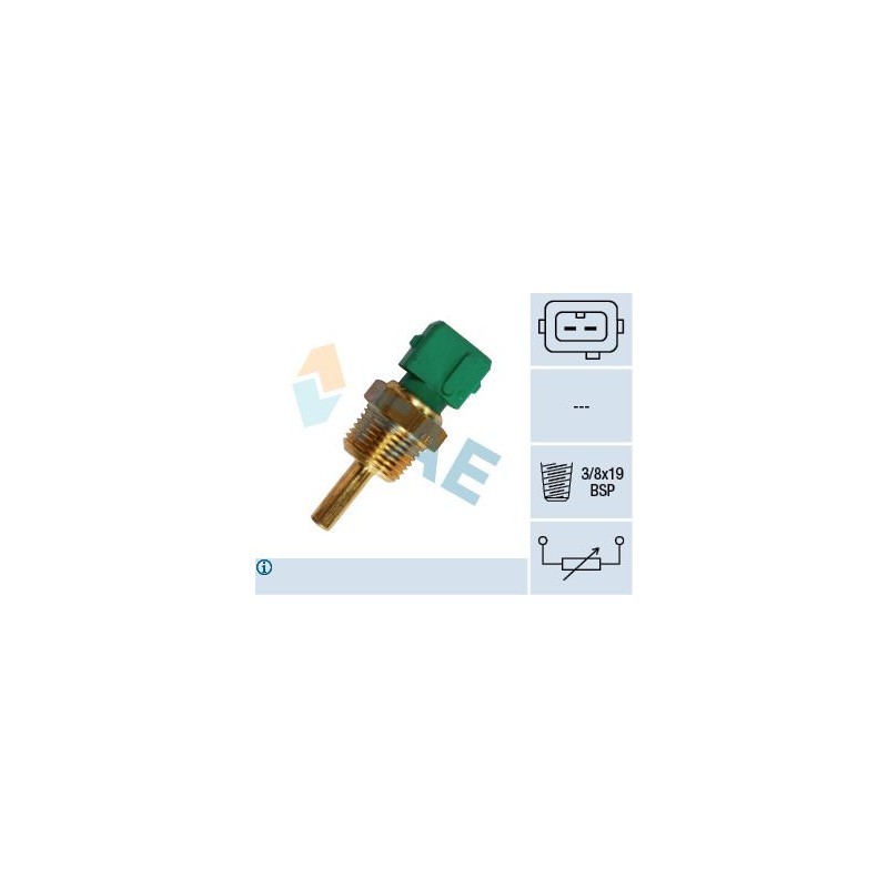 FAE 33570 Sensor, temperatura del refrigerante