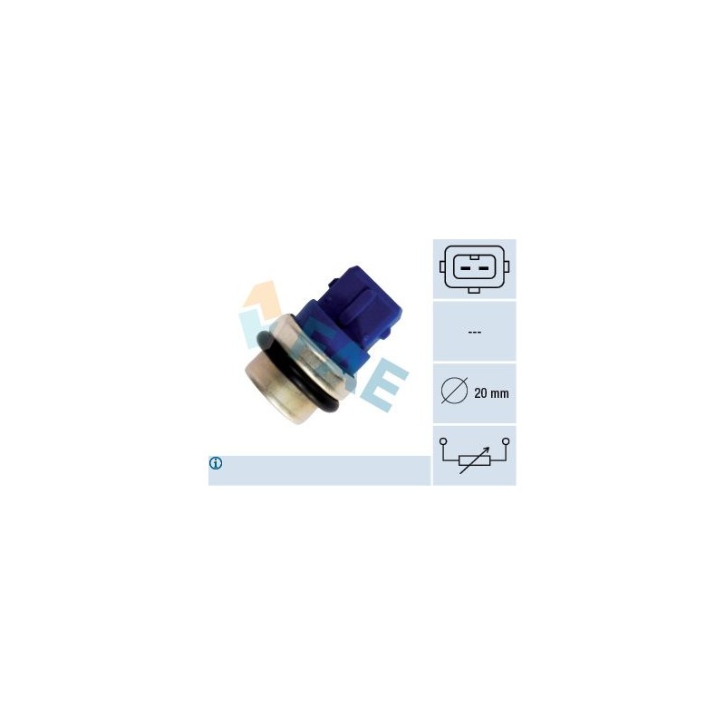 FAE 33630 Sensor, temperatura del refrigerante