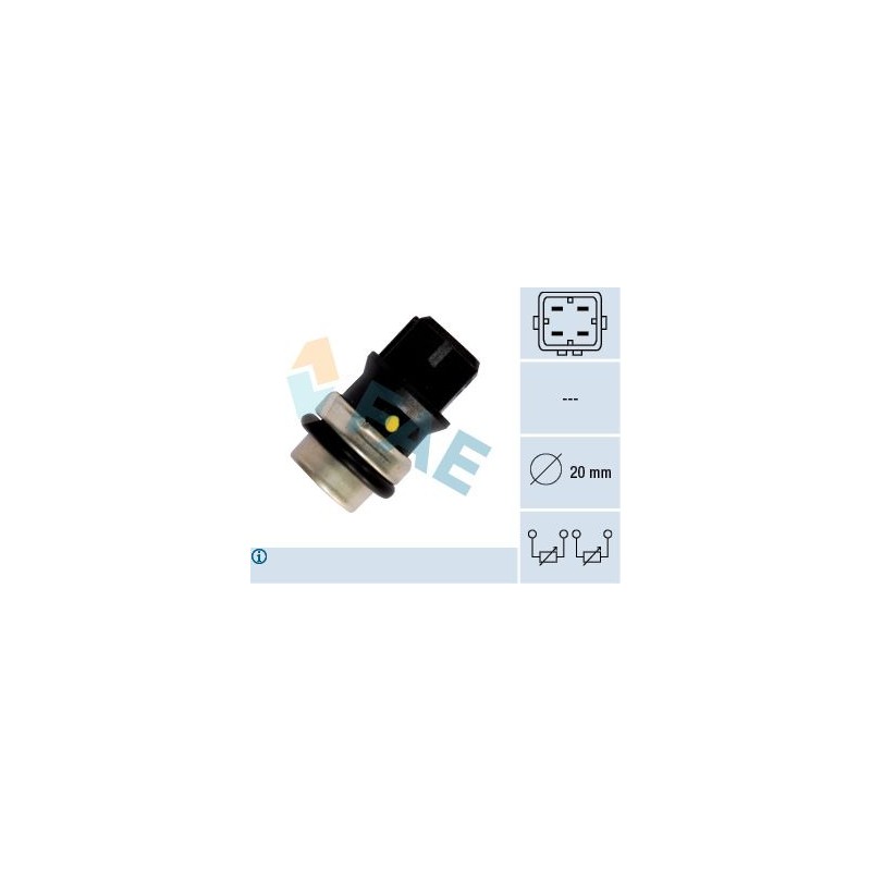 FAE 33640 Sensor, temperatura del refrigerante