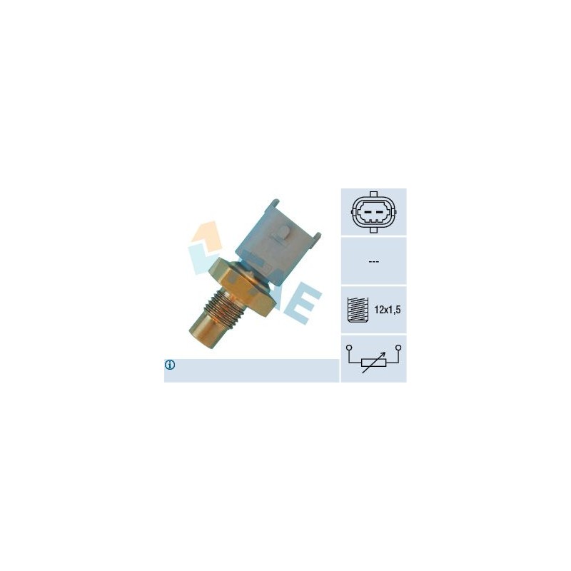 FAE 33670 Sensor, temperatura del refrigerante