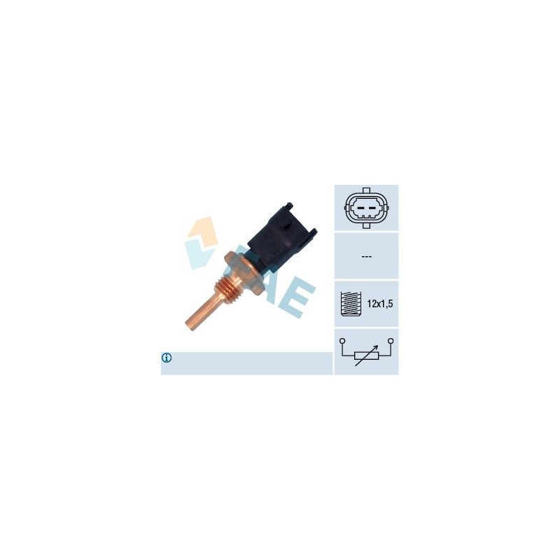 FAE 33685 Sensor, temperatura del refrigerante