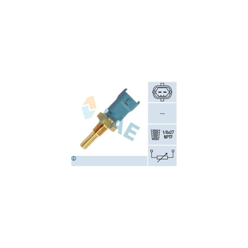 FAE 33690 Sensor, temperatura del refrigerante
