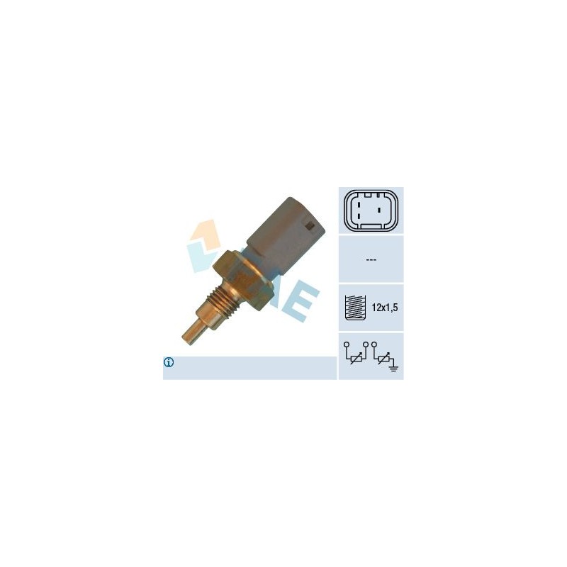 FAE 33720 Sensor, temperatura del refrigerante